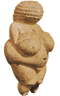 Venus of Willendorf - a tiny fertility figurine