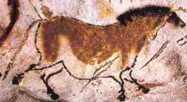 Caves of Lascaux, Spears around male horse